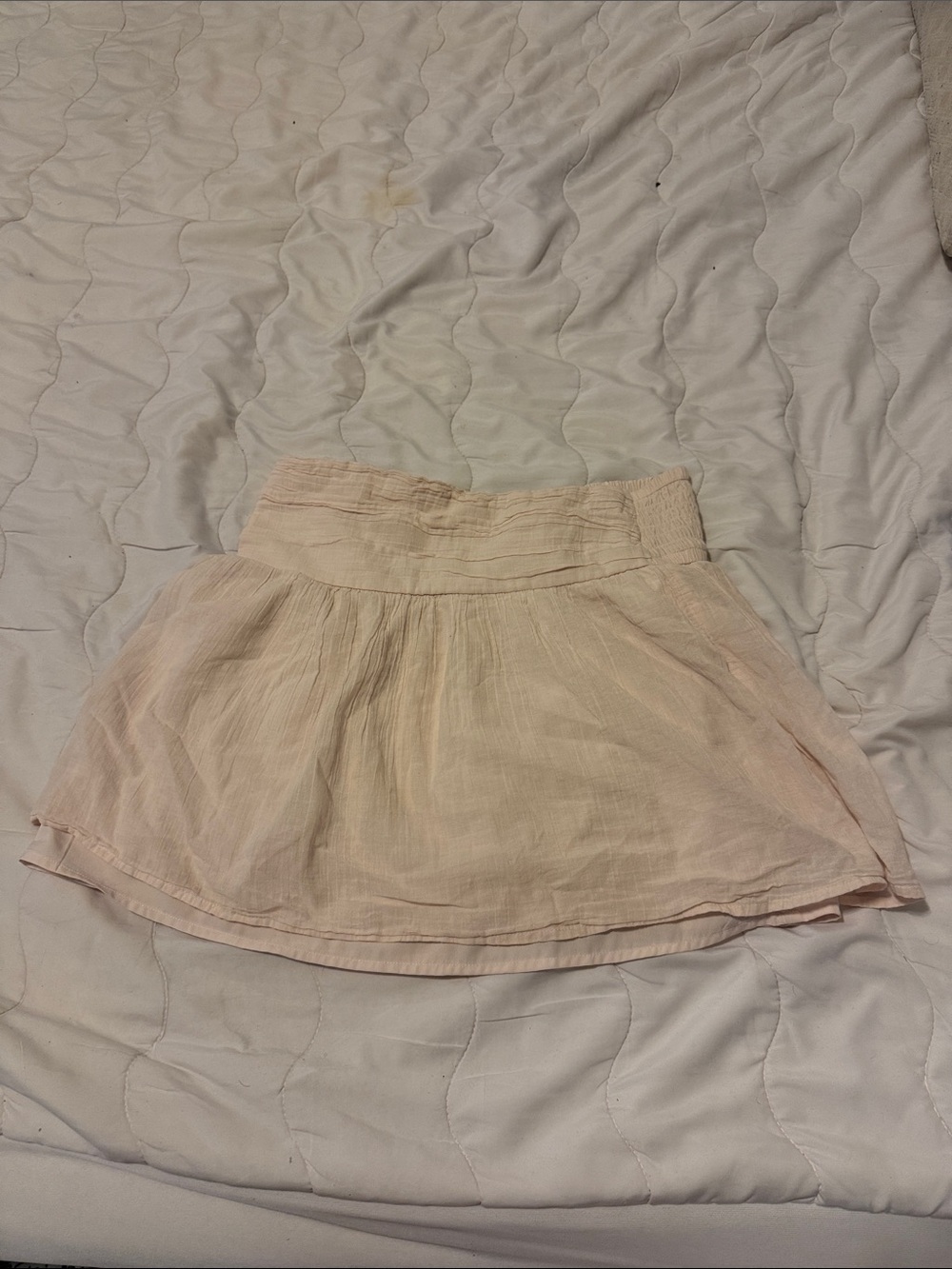 Abercrombie Kids Light Pink Girls Flowy Mini Skirt